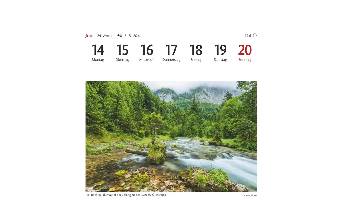 advertising calendar: Alpine Postcard Calendar 2027