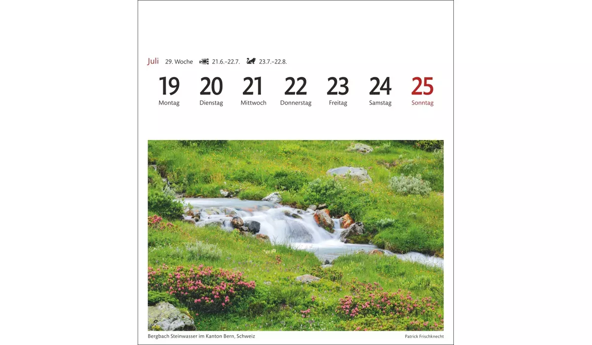advertising calendar: Alpine Postcard Calendar 2027