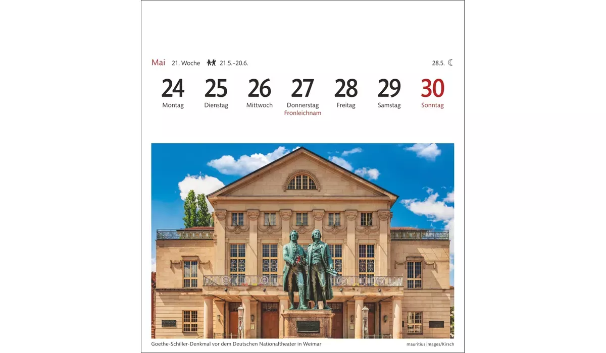 advertising calendar: Germany Postcard Calendar 2027