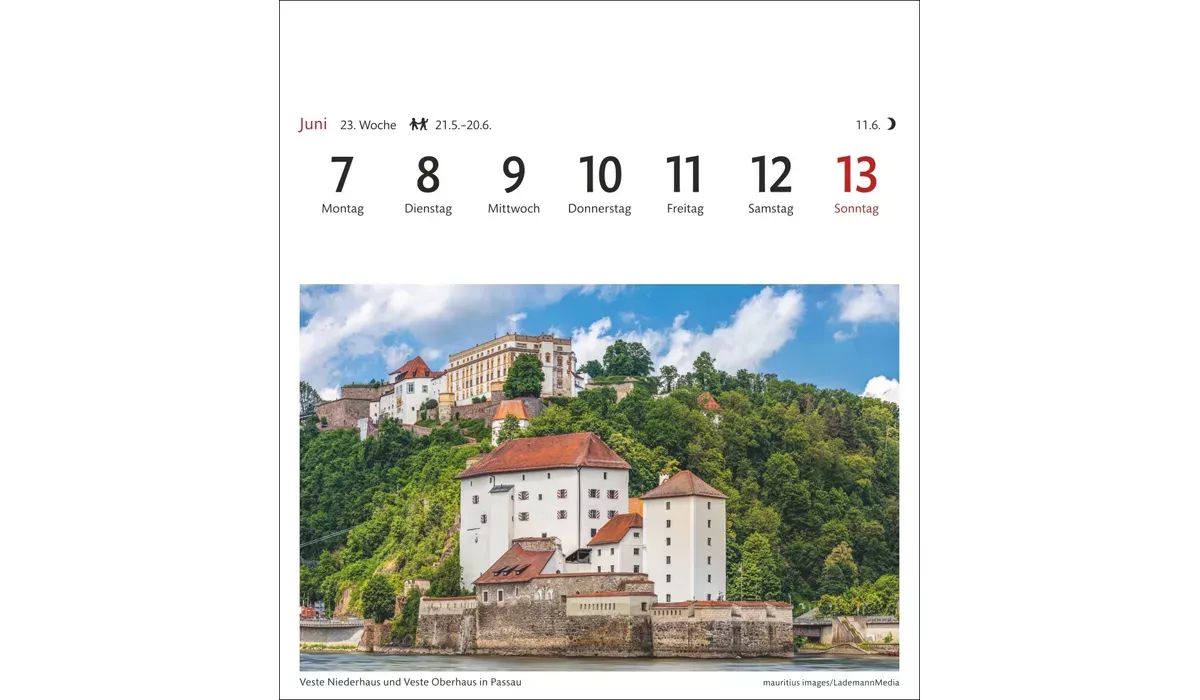 advertising calendar: Germany Postcard Calendar 2027