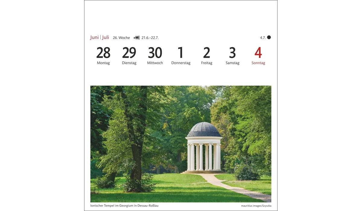 advertising calendar: Germany Postcard Calendar 2027