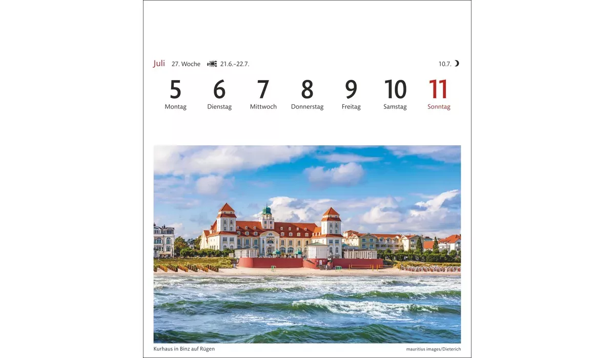 advertising calendar: Germany Postcard Calendar 2027