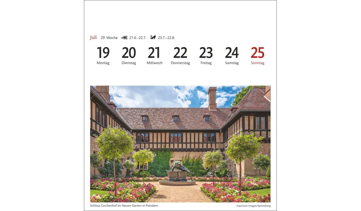 advertising calendar: Germany Postcard Calendar 2027