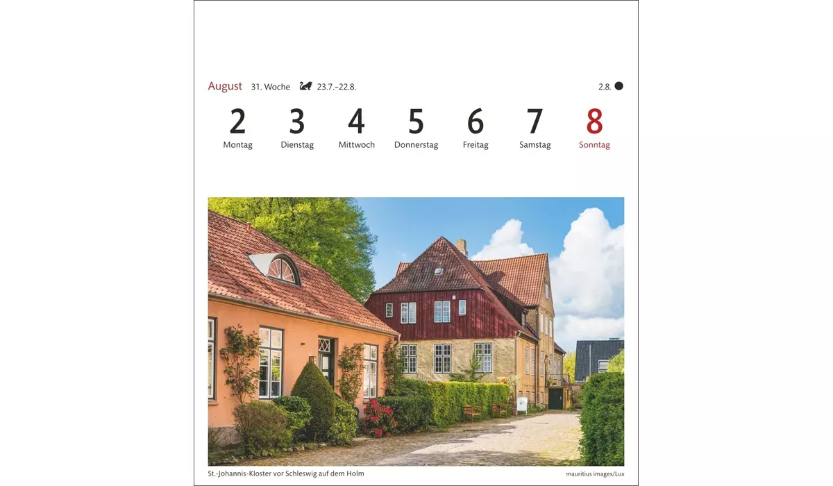 advertising calendar: Germany Postcard Calendar 2027