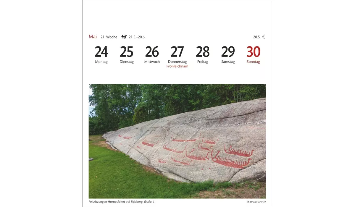 advertising calendar: Norway Postcard Calendar 2027