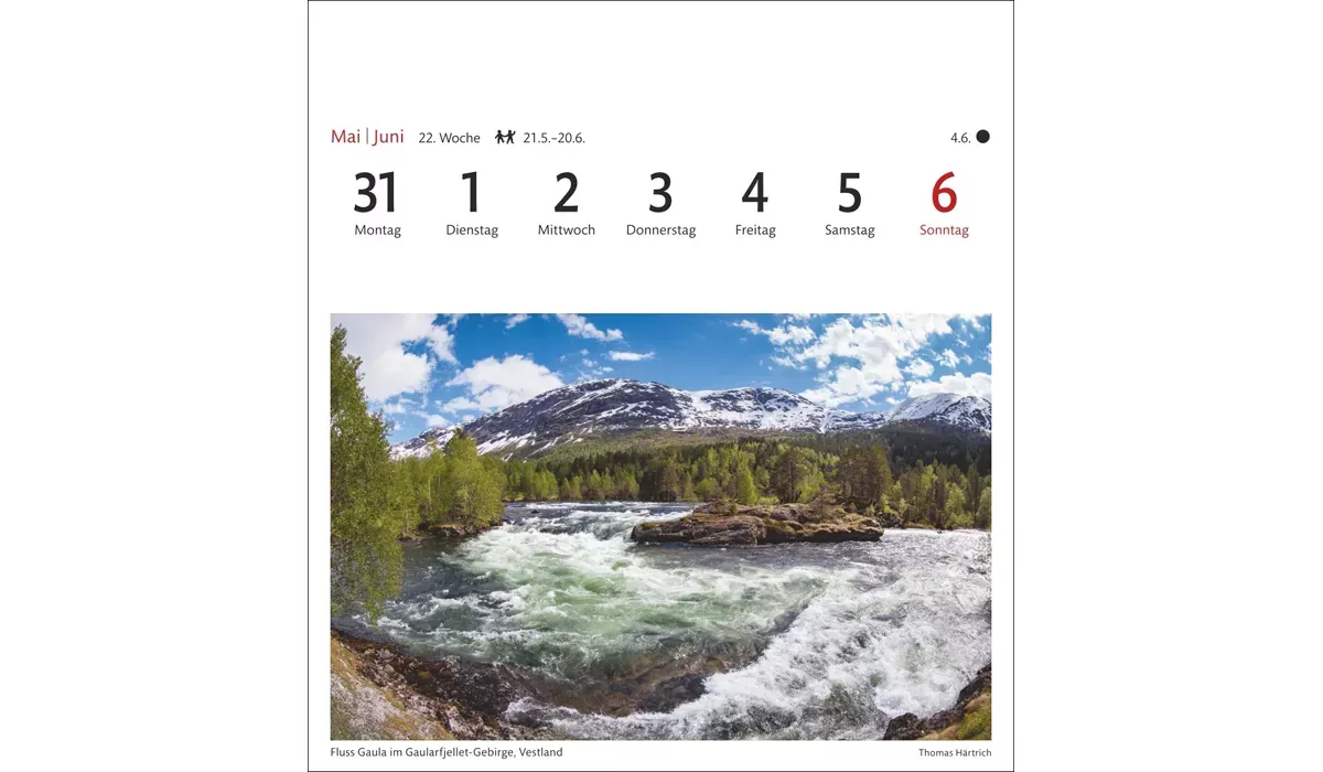advertising calendar: Norway Postcard Calendar 2027
