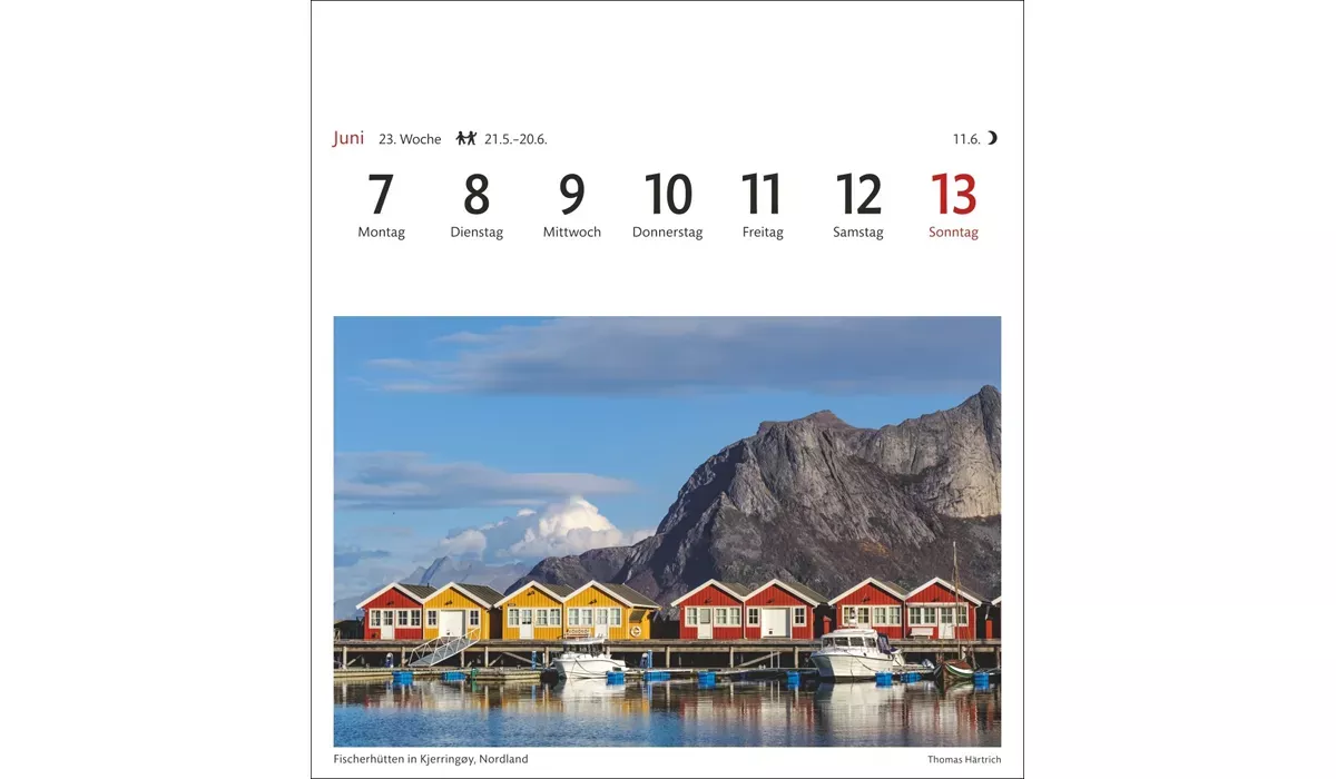 advertising calendar: Norway Postcard Calendar 2027
