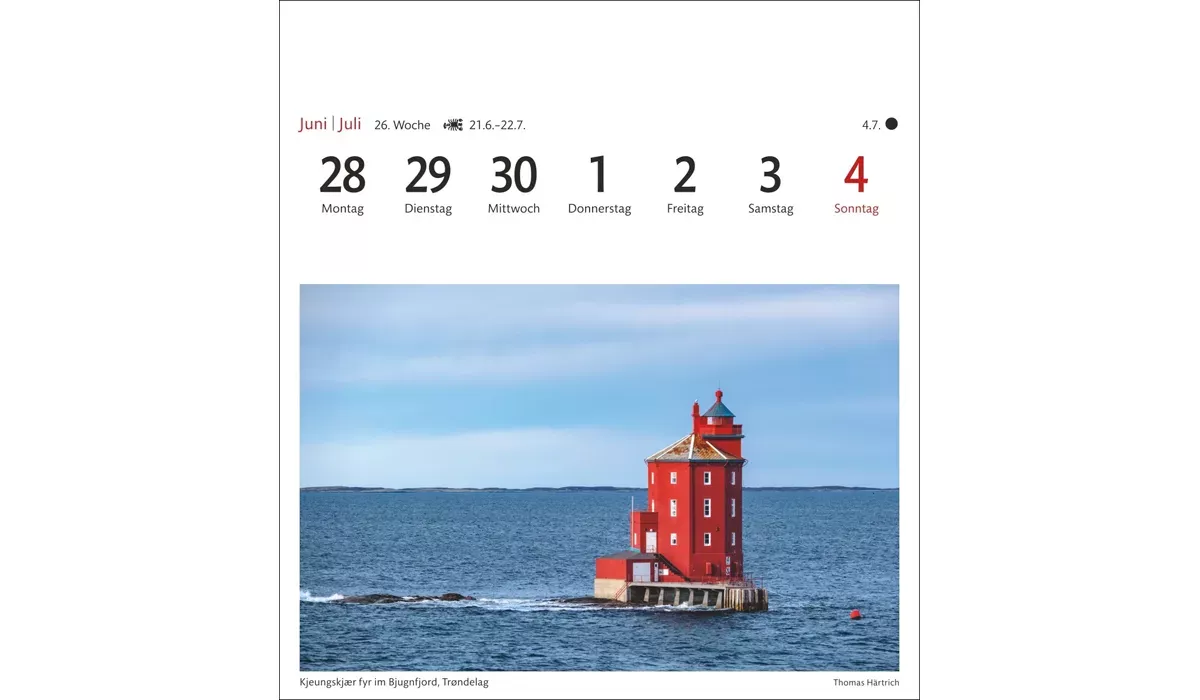 advertising calendar: Norway Postcard Calendar 2027