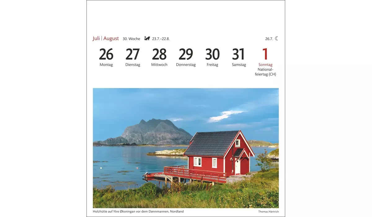 advertising calendar: Norway Postcard Calendar 2027