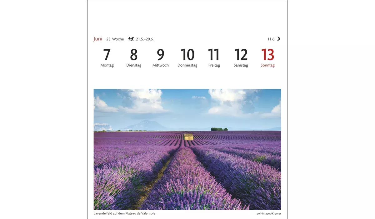 advertising calendar: Provence Postcard Calendar 2027