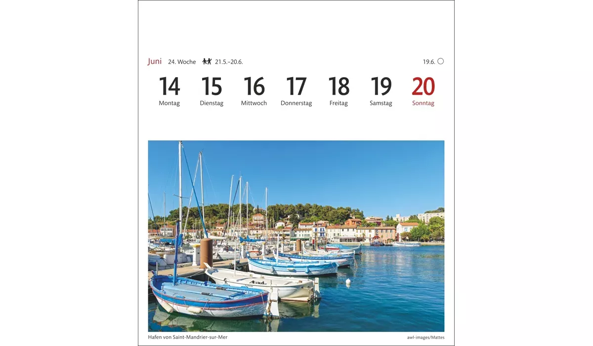 advertising calendar: Provence Postcard Calendar 2027