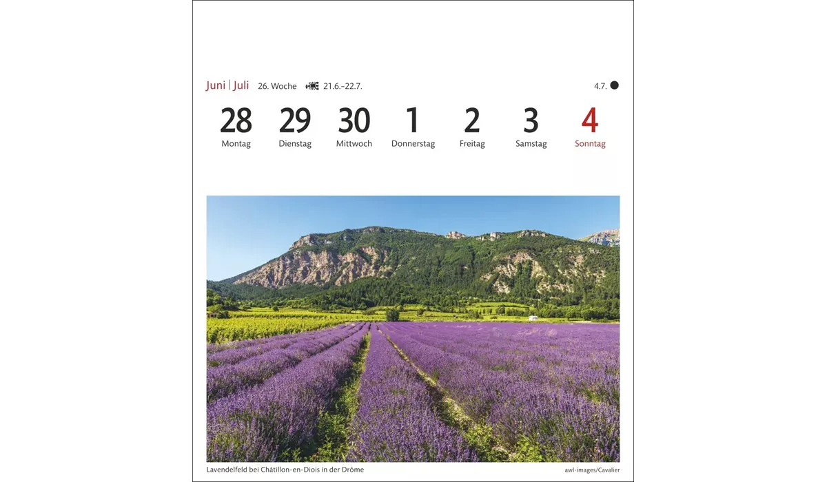 advertising calendar: Provence Postcard Calendar 2027