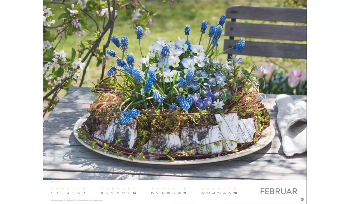 advertising calendar: Blumenpracht 2027