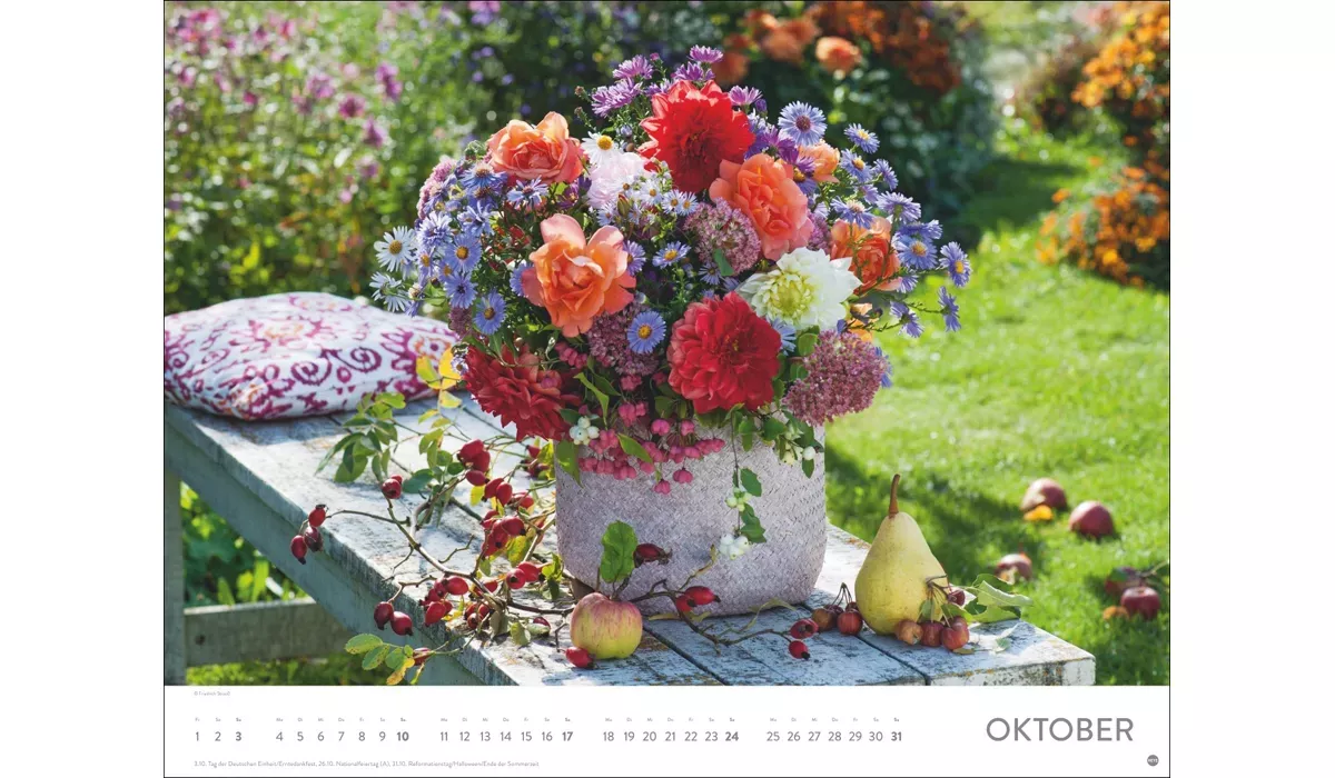 advertising calendar: Blumenpracht 2027
