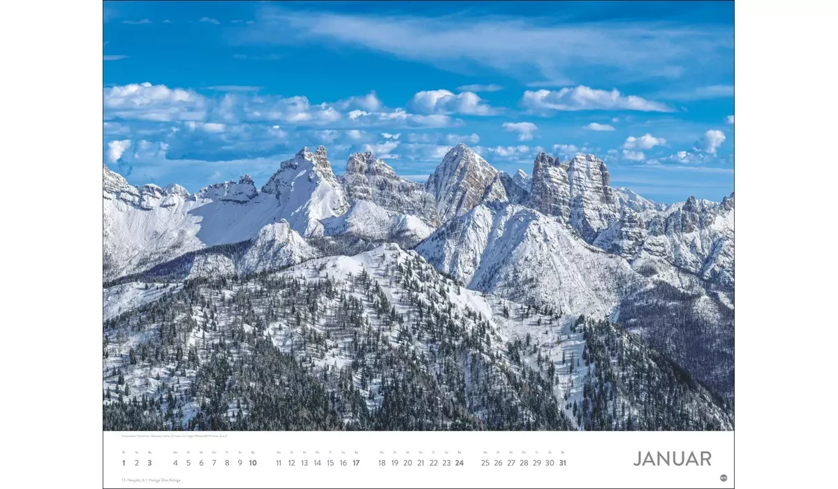 Heye Faszination Alpen Posterkalender 2027