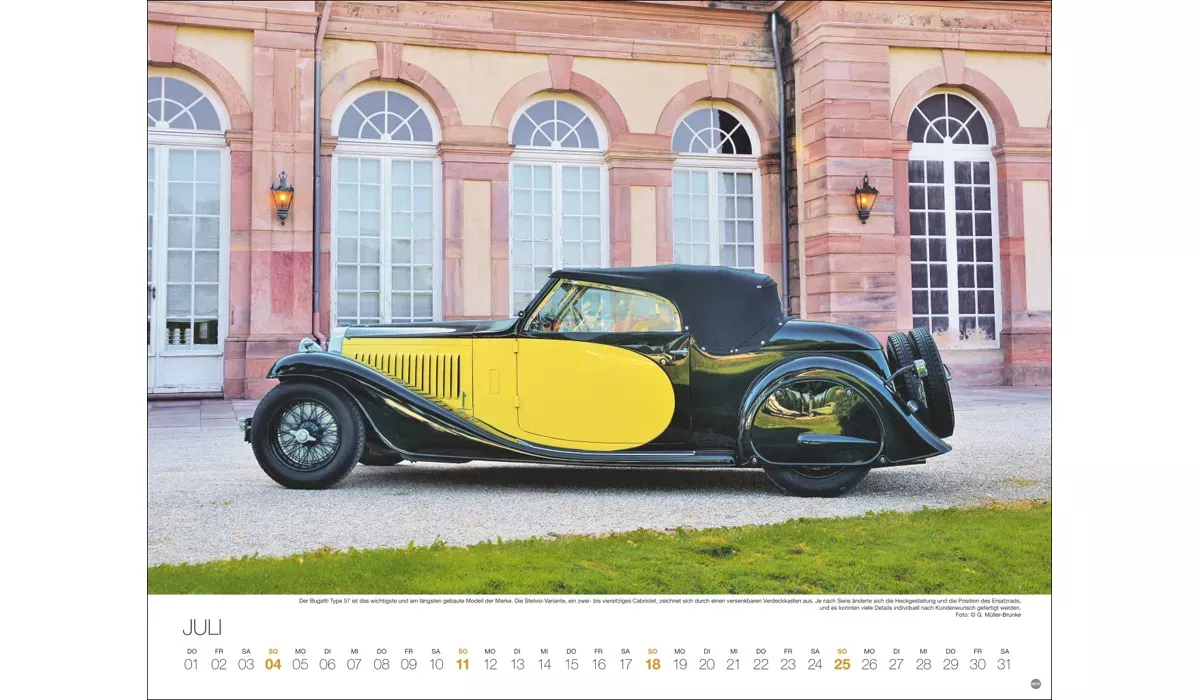 advertising calendar: Legendary Cars 2027