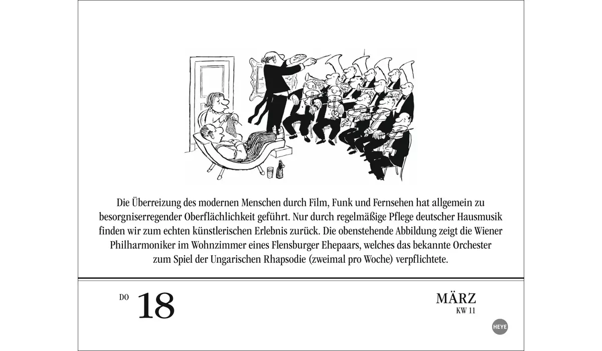 advertising calendar: Loriot Day Break Calendar 2027