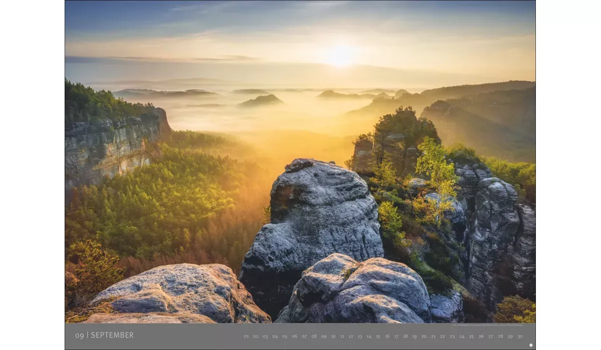 advertising calendar: German National Parks 2027