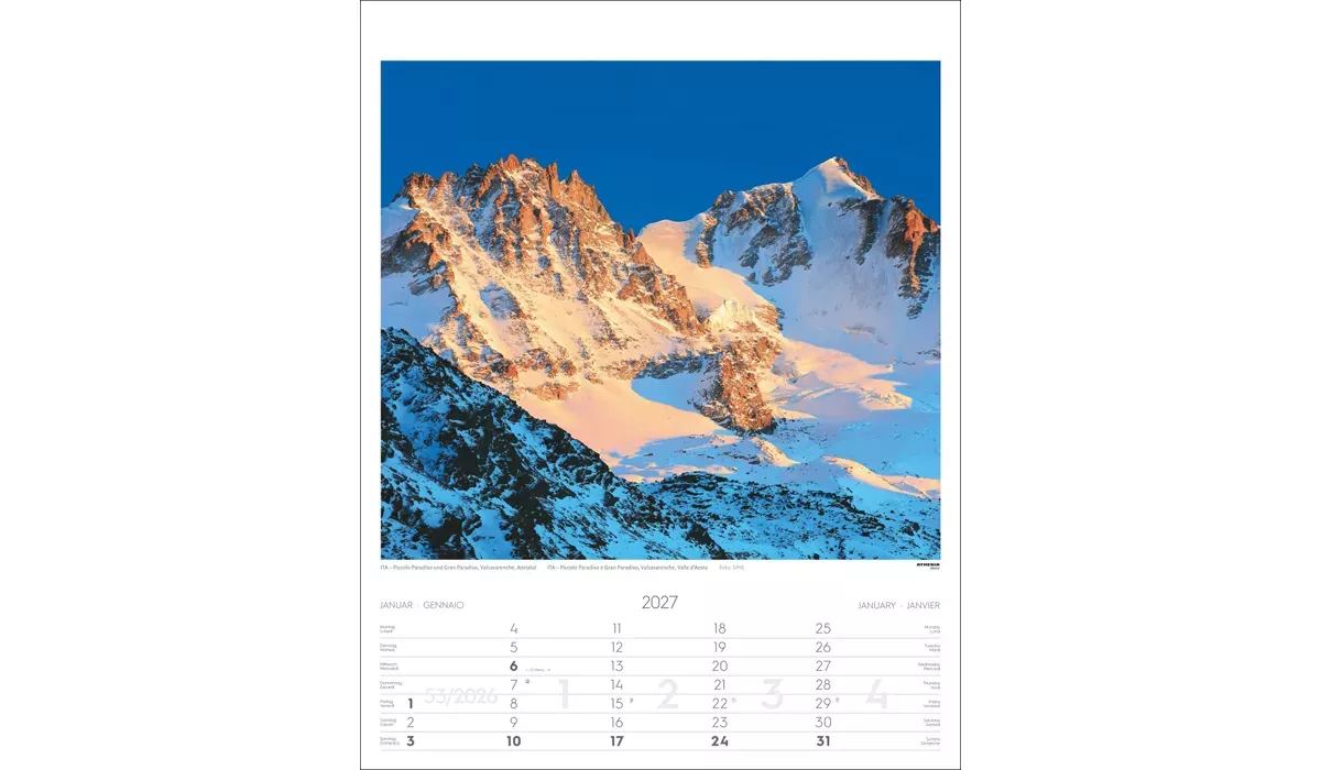 advertising calendar: Alps 2027
