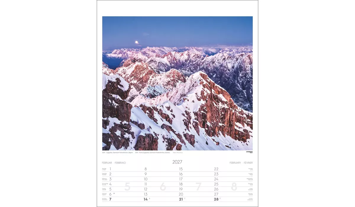 advertising calendar: Alps 2027