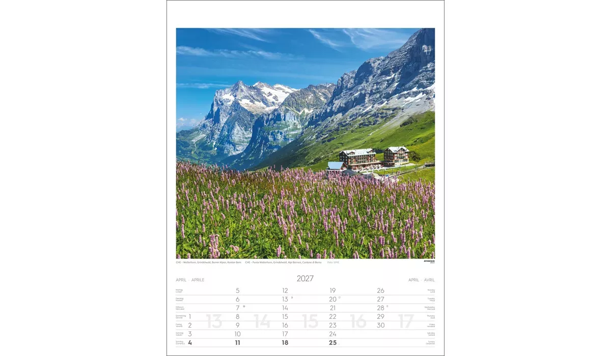 advertising calendar: Alps 2027