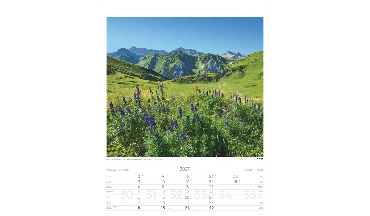 advertising calendar: Alps 2027
