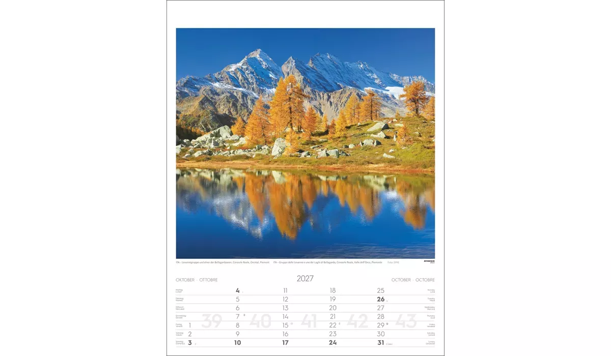 advertising calendar: Alps 2027