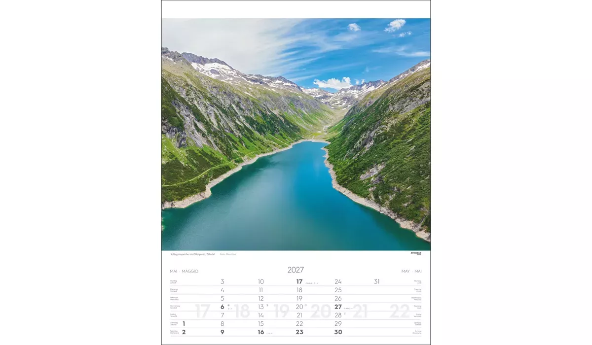 advertising calendar: Tyrol 2027