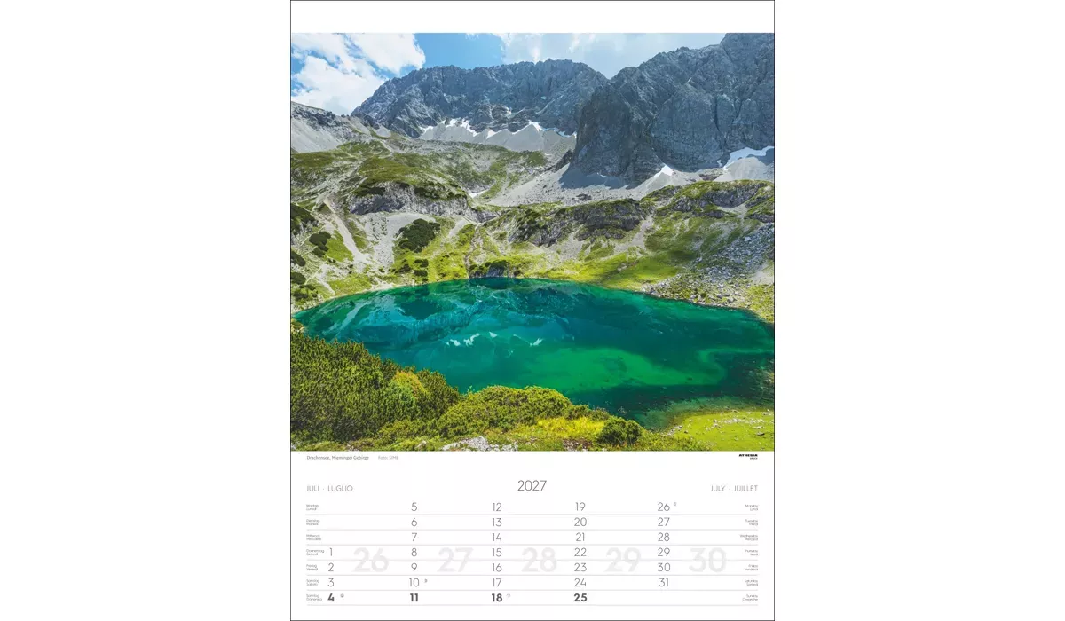 advertising calendar: Tyrol 2027
