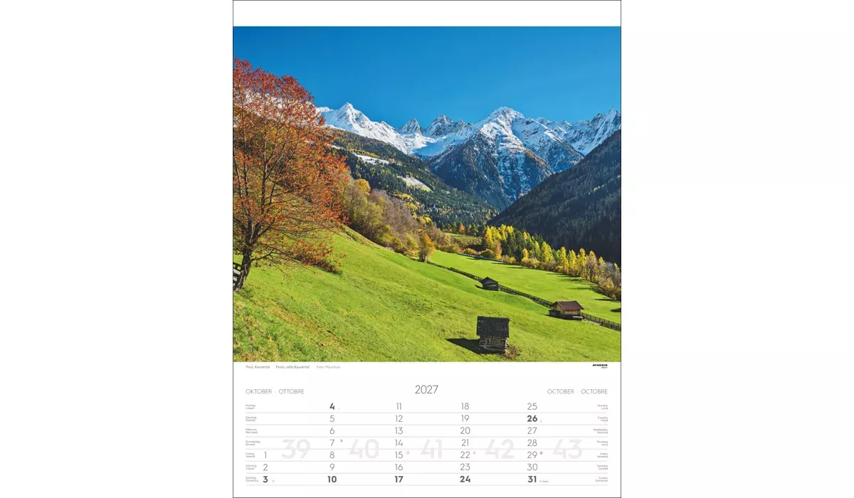 advertising calendar: Austria 2027