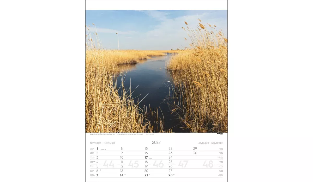 advertising calendar: Austria 2027