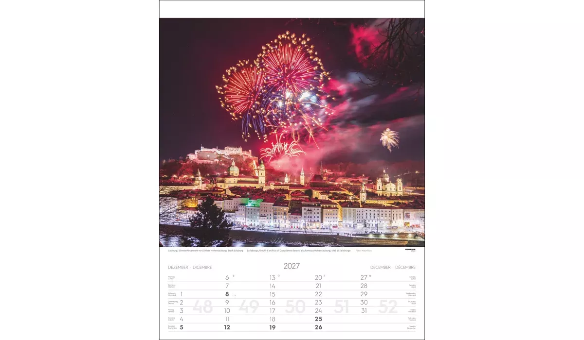 advertising calendar: Austria 2027