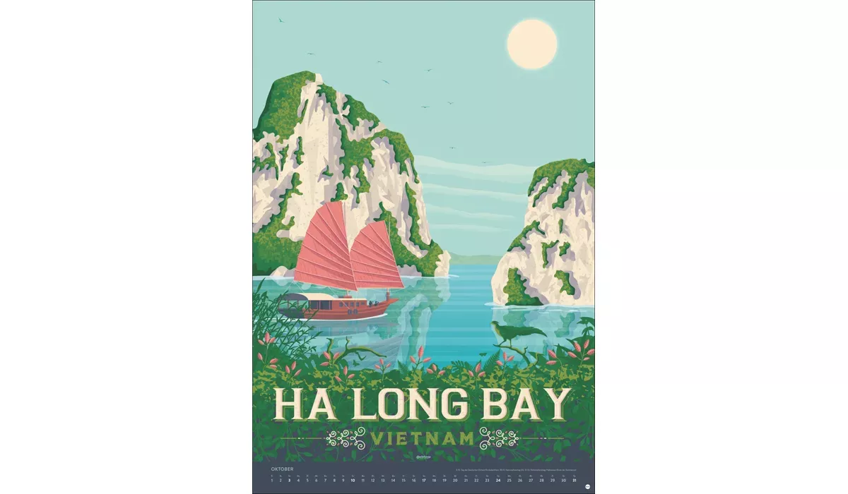 Heye Travel the World Posterkalender 2027