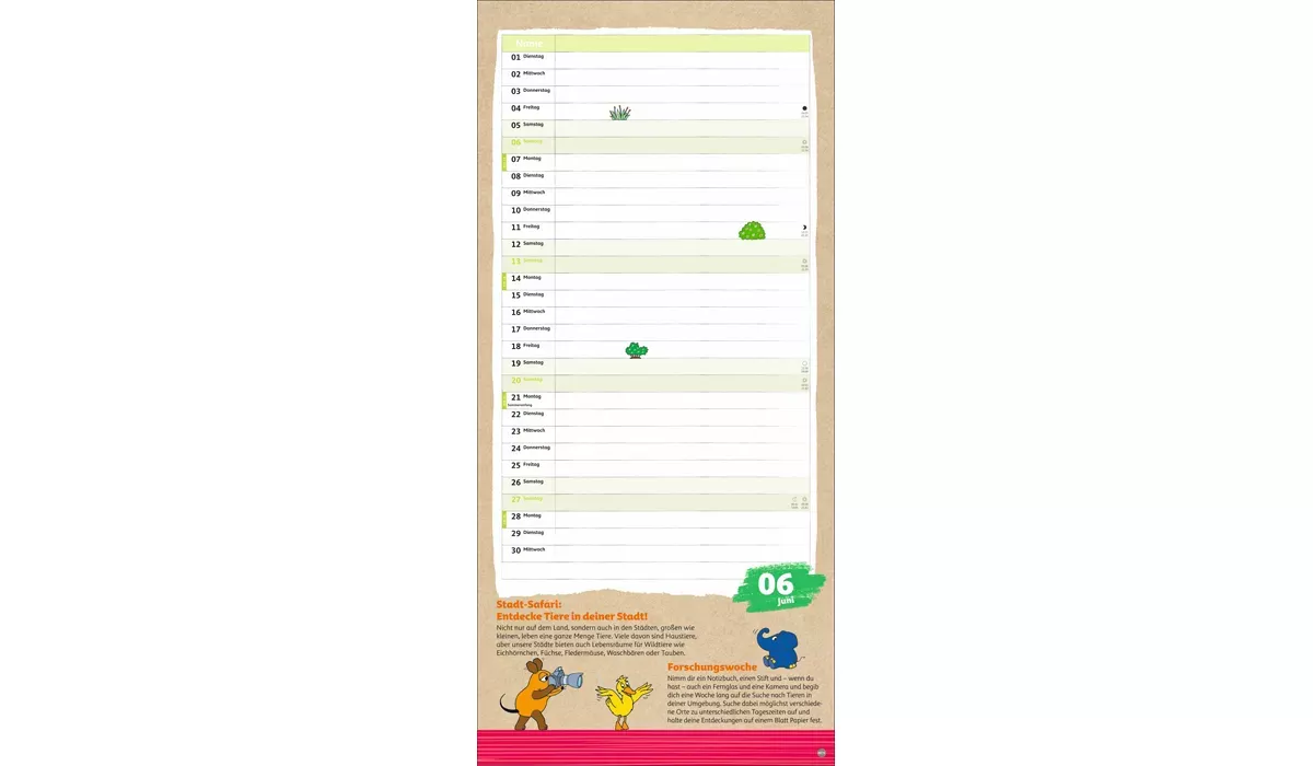 Heye Nachhaltig Planen mit der Maus Kalender 2027