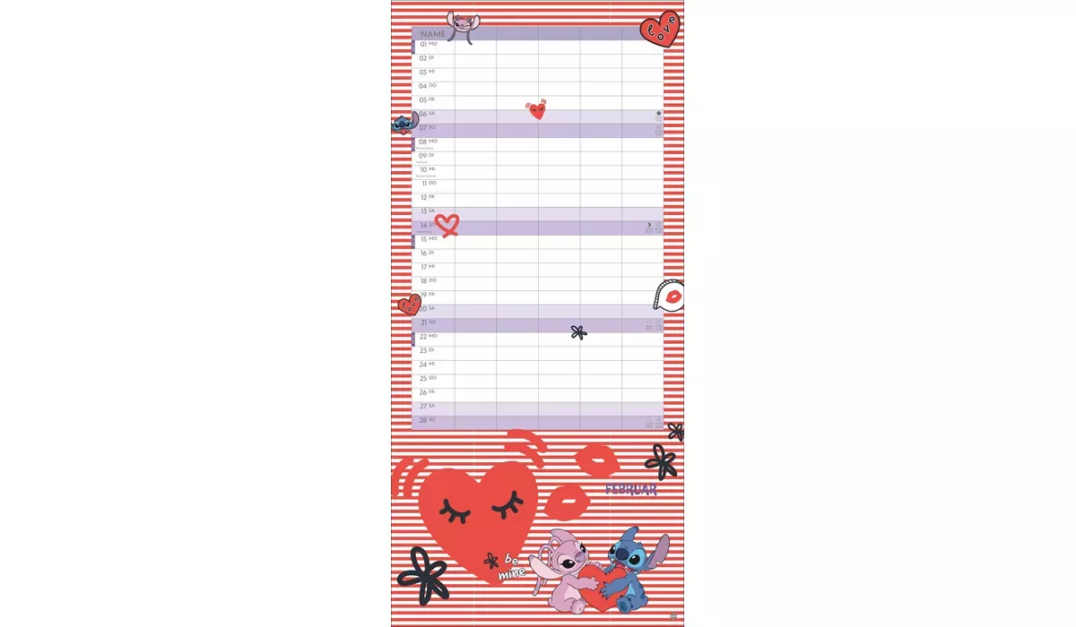 Heye Stitch Familienplaner Kalender 2027