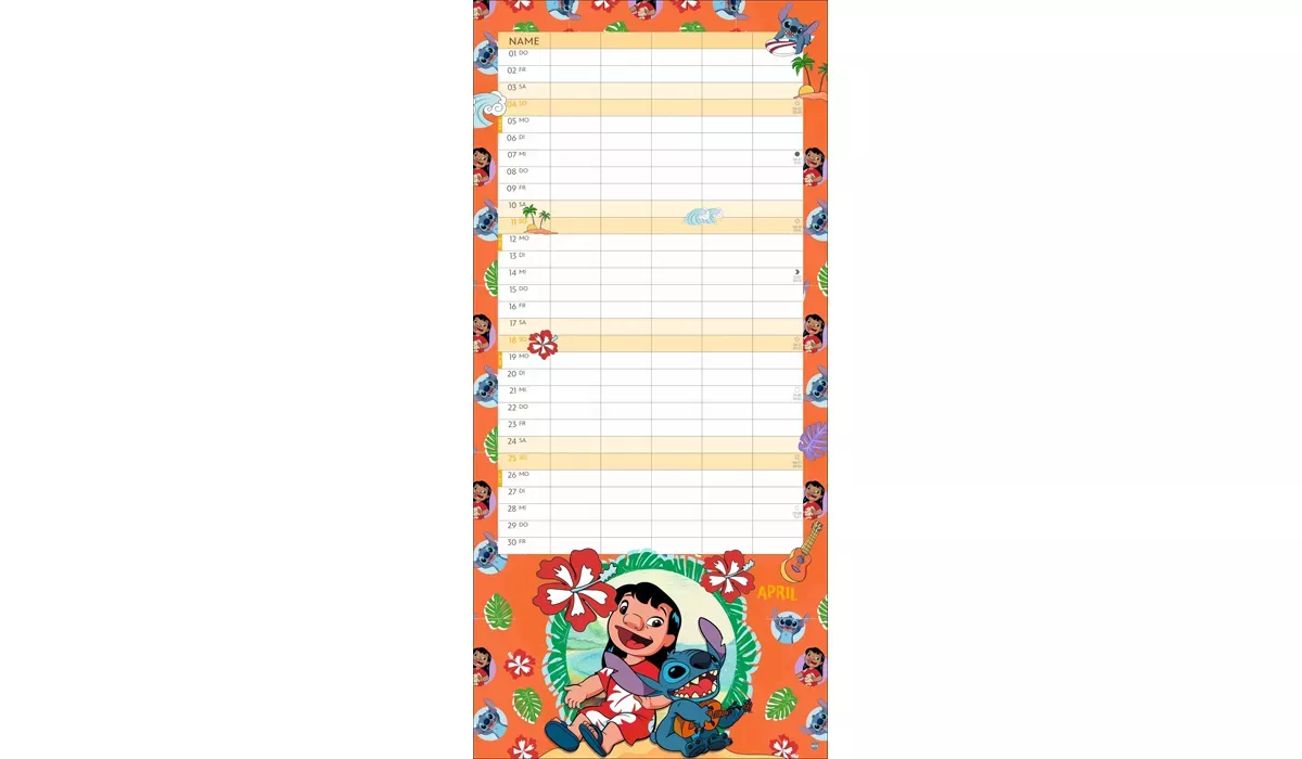 Heye Stitch Familienplaner Kalender 2027