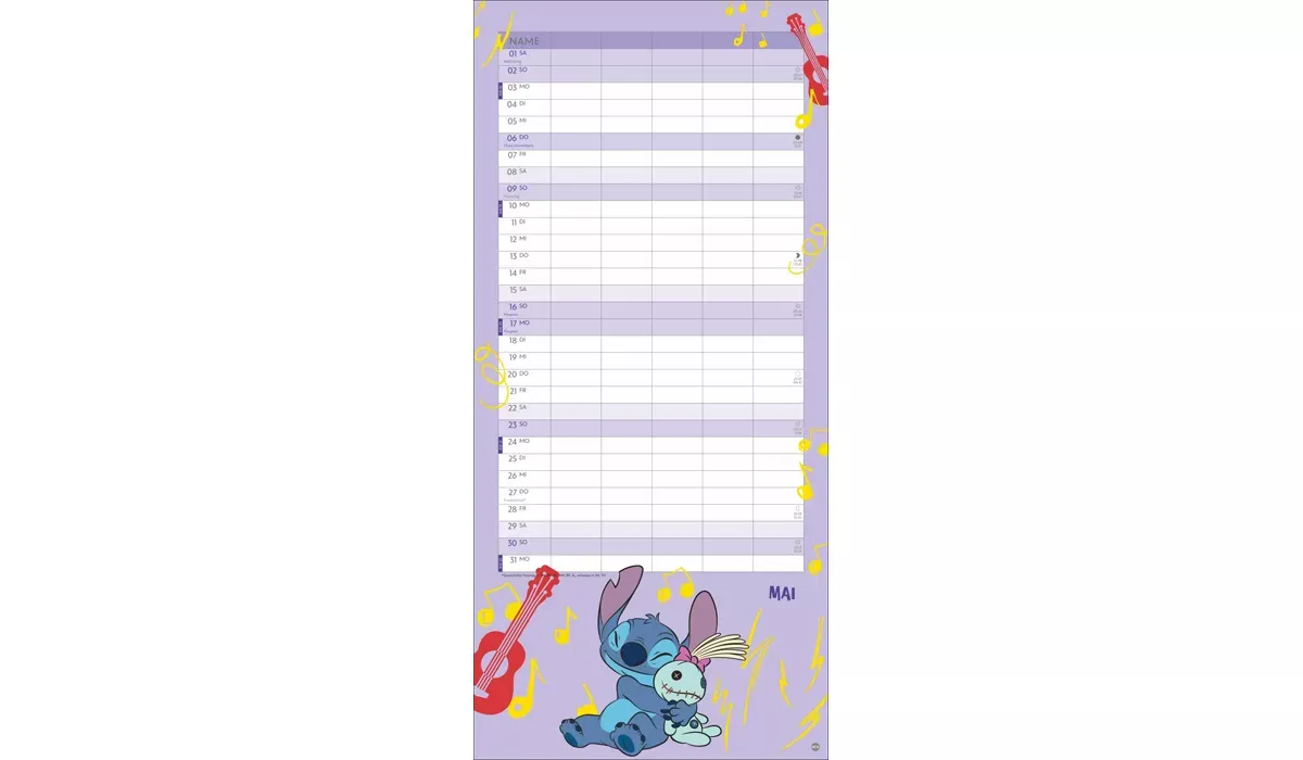 Heye Stitch Familienplaner Kalender 2027