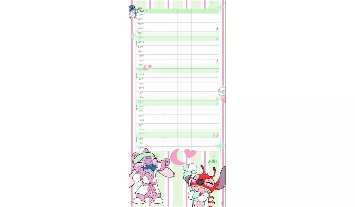 Heye Stitch Familienplaner Kalender 2027