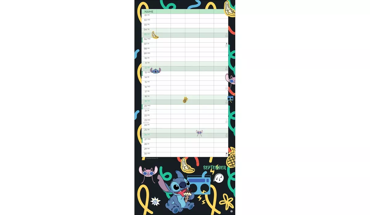 Heye Stitch Familienplaner Kalender 2027
