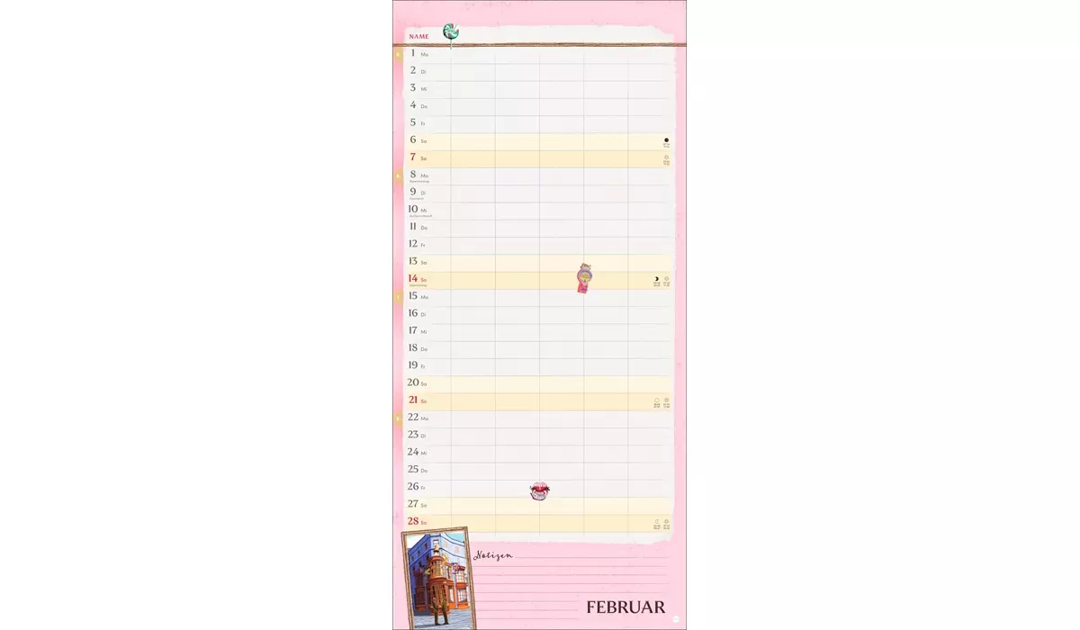 Heye Harry Potter Familienplaner Kalender 2027