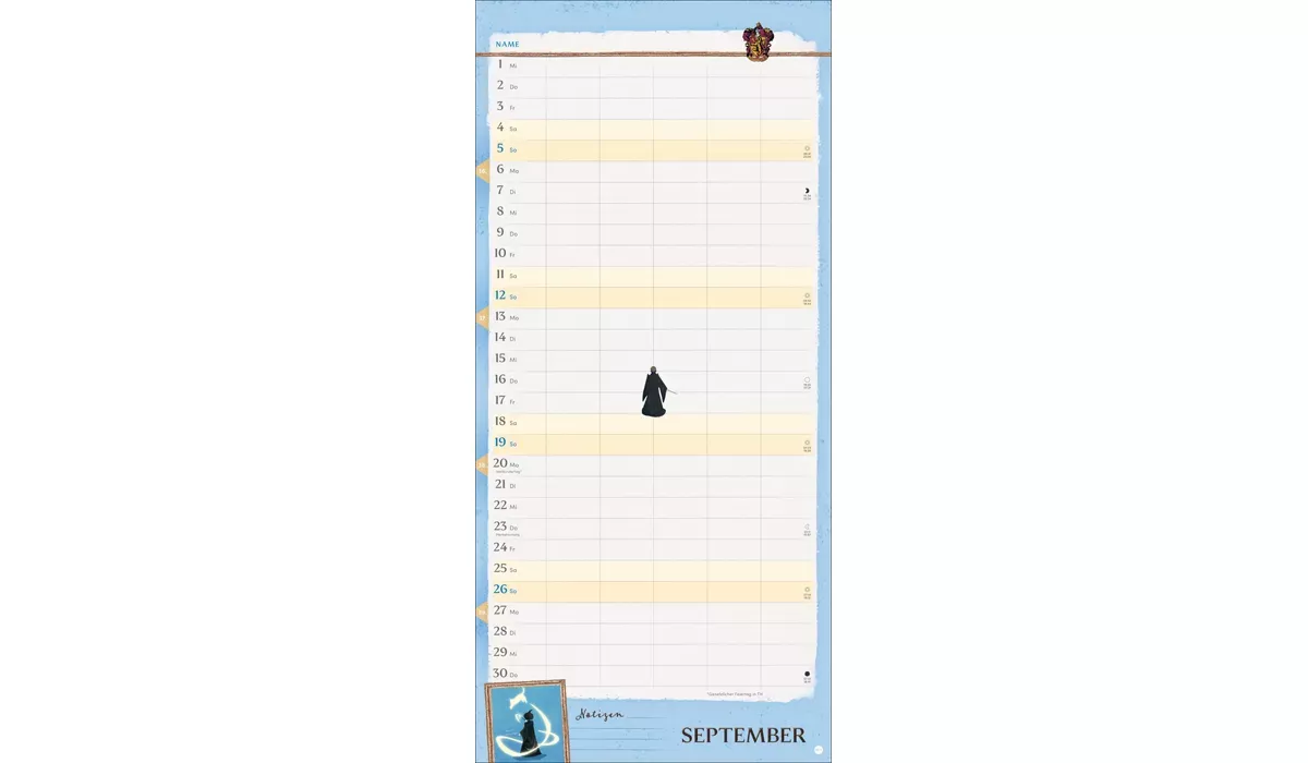 Heye Harry Potter Familienplaner Kalender 2027