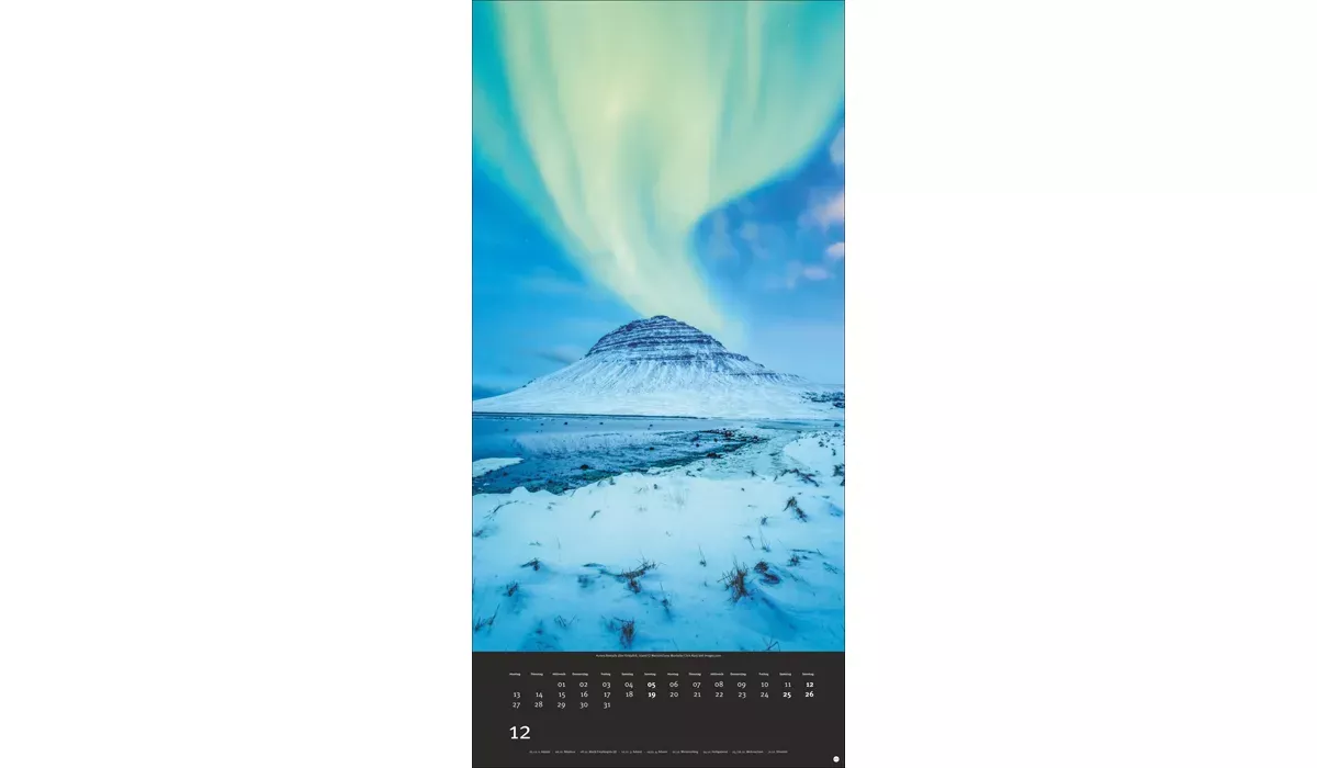 advertising calendar: Colourful nature 2027