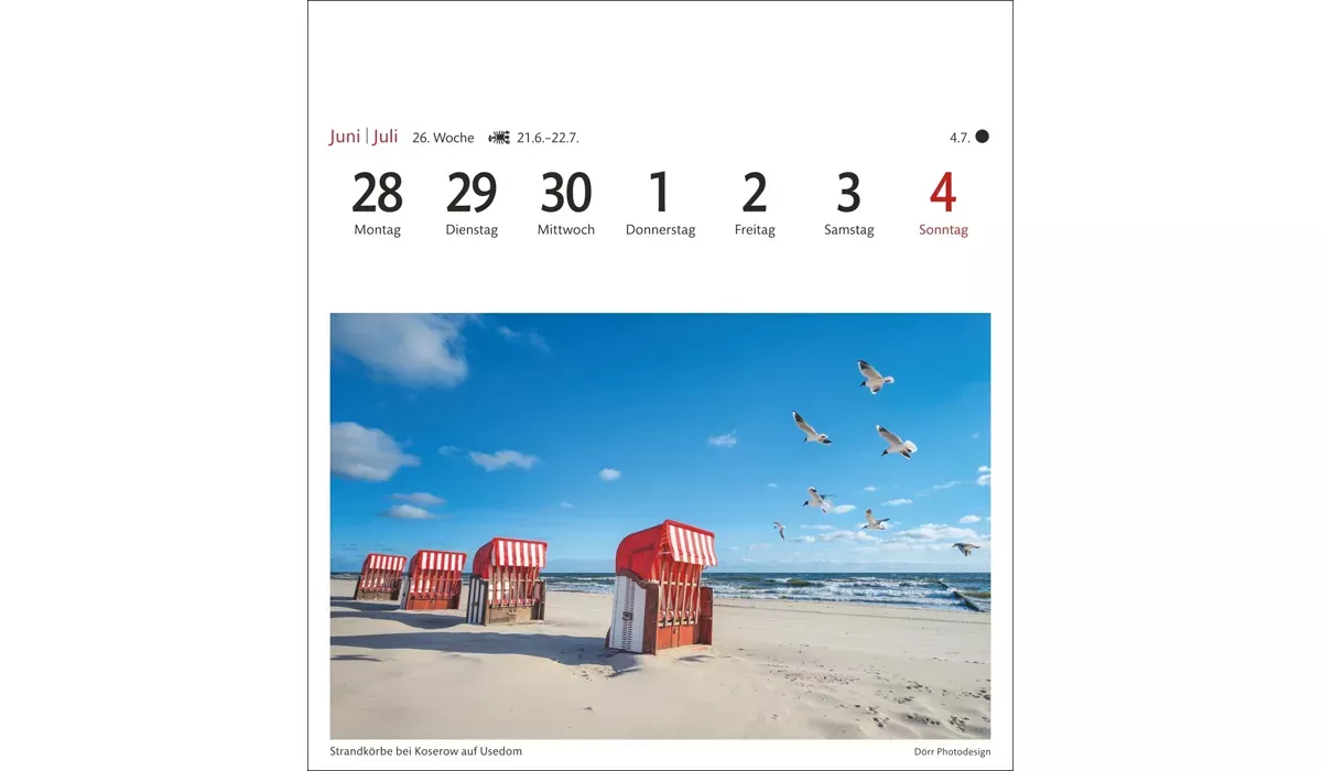 Harenberg Ostseeküste Sehnsuchtskalender 2027
