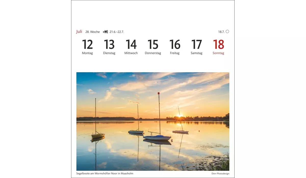 Harenberg Ostseeküste Sehnsuchtskalender 2027