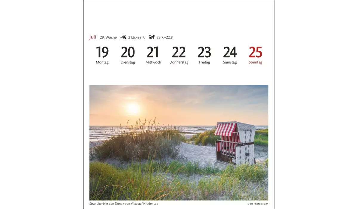 Harenberg Ostseeküste Sehnsuchtskalender 2027