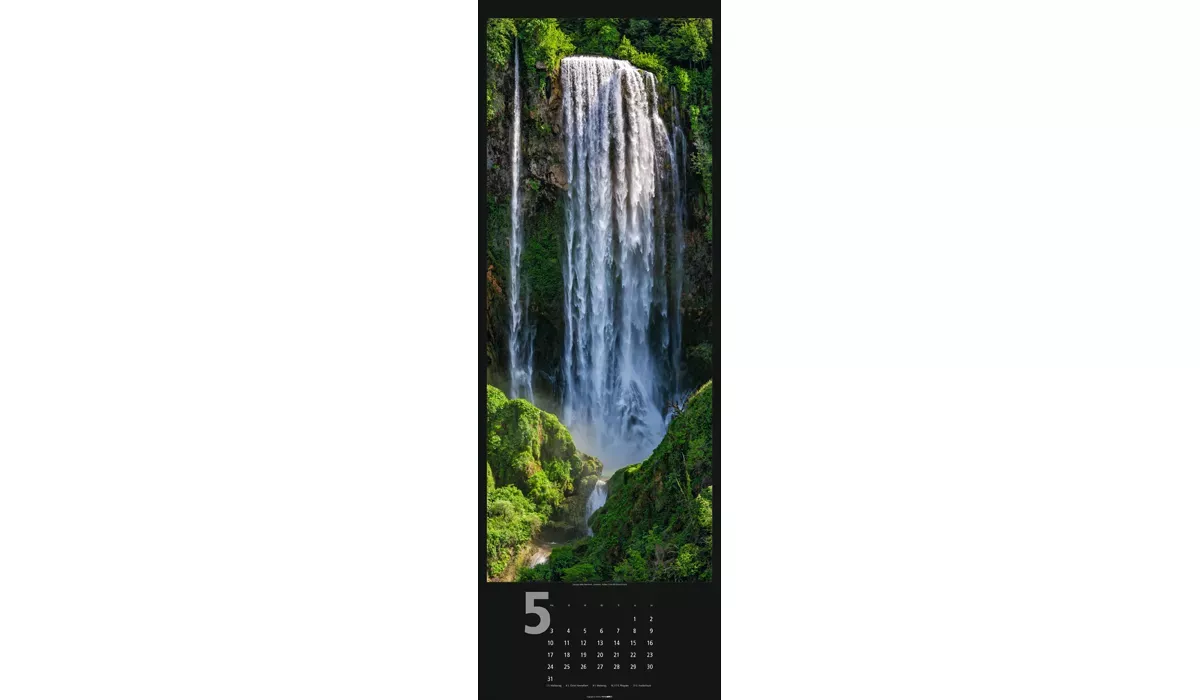 advertising calendar: Water Falls XXL 2027