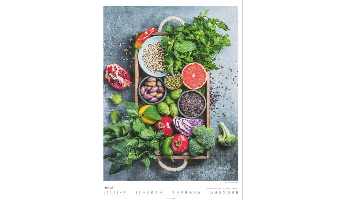 advertising calendar: Food Gallery 2027