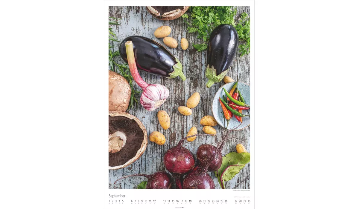 advertising calendar: Food Gallery 2027