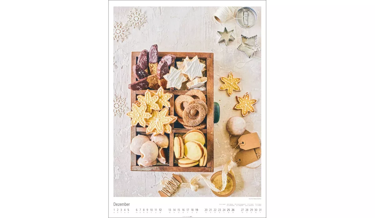 advertising calendar: Food Gallery 2027