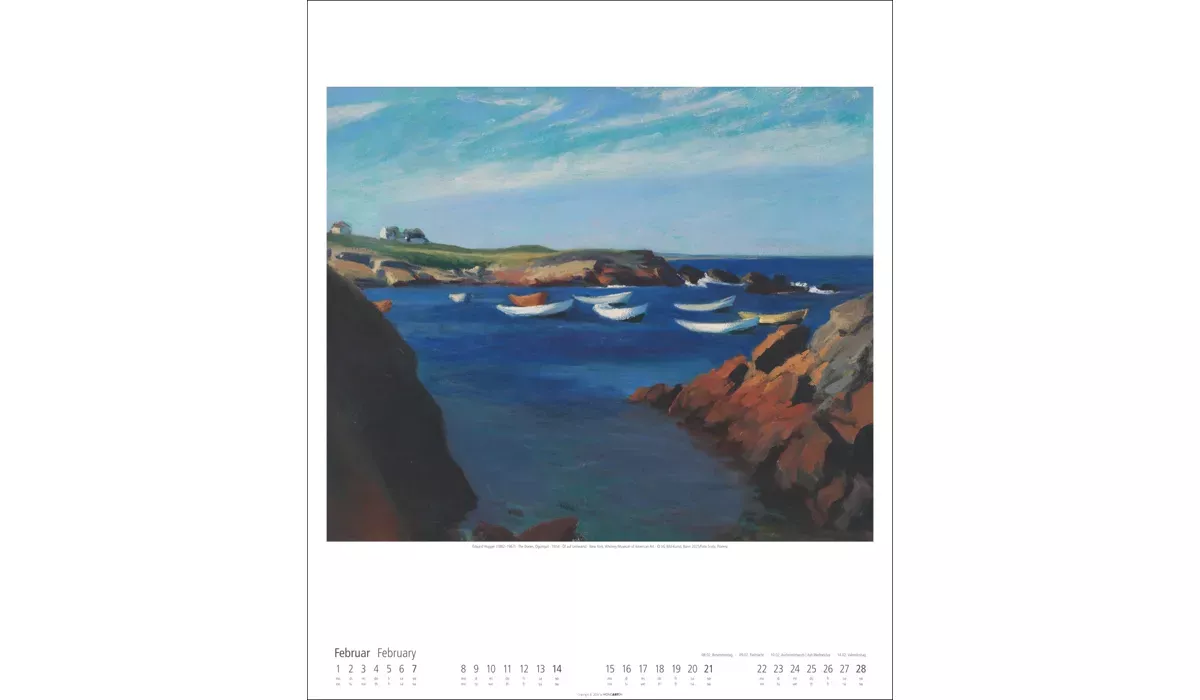 Weingarten Edward Hopper Kalender 2027